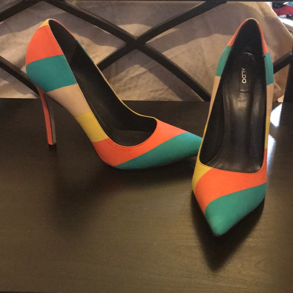 Multi color stilettos